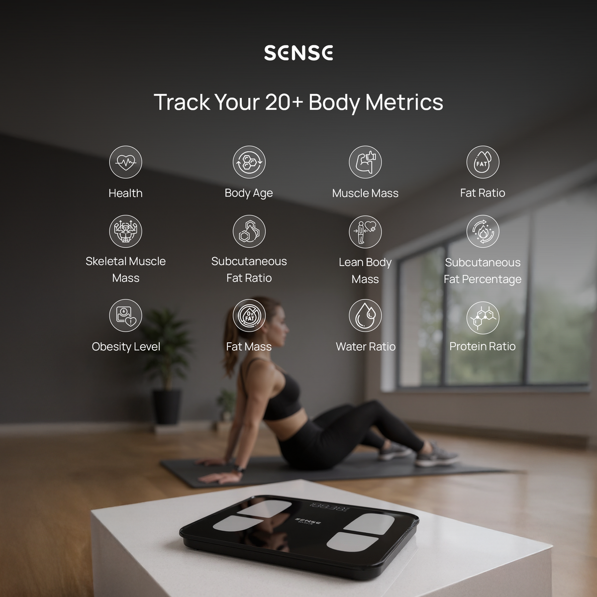 Fittr Sense Smart Scale – Fittr Shop
